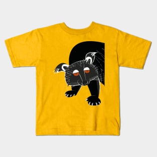Black bear cat Kids T-Shirt